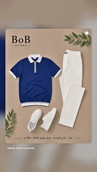 طقم صيفي رجالي - بوب ستور (BoB Store)