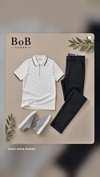 طقم ملابس رجالي صيفي - بوب ستور (BoB Store)