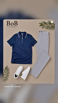طقم ملابس رجالي صيفي - بوب ستور (BoB Store)