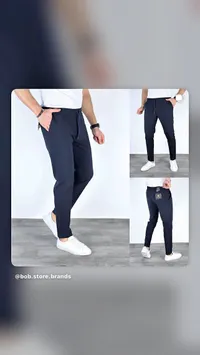 بنطال قماش رجالي كاجوال - بوب ستور (Bob Store)