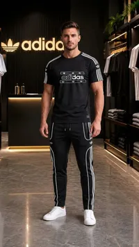 طقم ملابس رياضية رجالي - أديداس (Adidas)