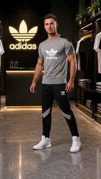 طقم ملابس رياضية رجالي - أديداس (Adidas)