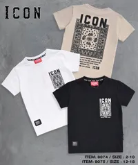تيشيرت أطفال بتصميم أيقون (Icon)