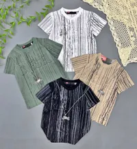 تيشيرت أطفال بنقشة طولية - ديزل (Diesel)