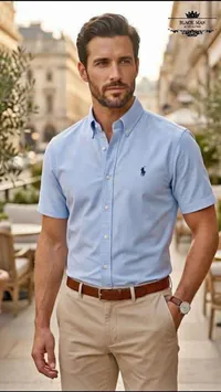 قميص كلاسيكي بأكمام قصيرة - بولو رالف لورين (Polo Ralph Lauren)