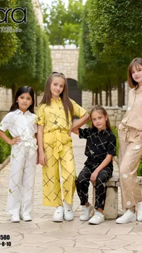 طقم ملابس صيفي للبنات - لارا فاشن (Lara Fashion)
