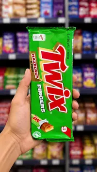 أصابع شوكولاتة بالبندق - تويكس (Twix)