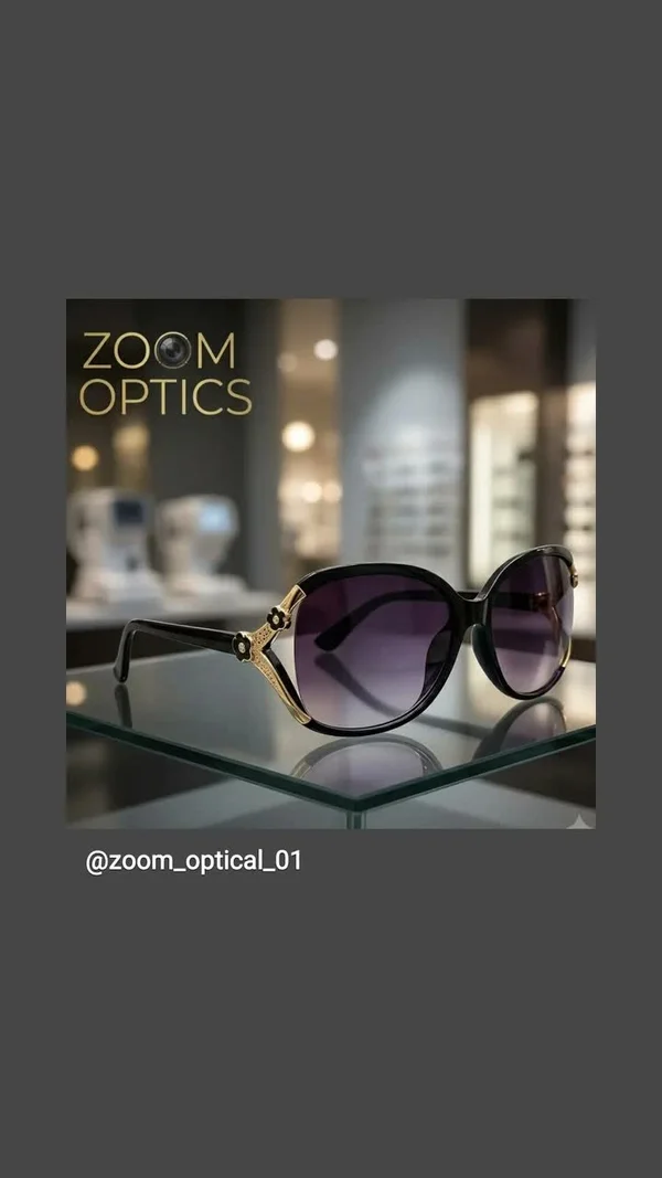نظارة شمسية نسائية - زووم أوبتكس (Zoom Optics) - خدمات صحية - سوق غزة