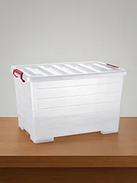 صندوق تخزين بلاستيكي شفاف