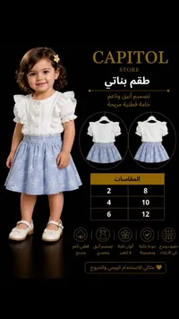 طقم بناتي صيفي - كابيتول (Capitol)