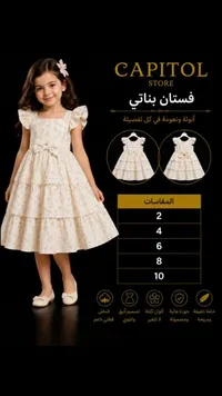 فستان بناتي مشجر - كابيتول ستور (Capitol Store)