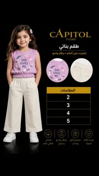 طقم بناتي صيفي - كابيتول ستور (Capitol Store)