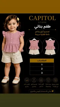 طقم بناتي صيفي - كابيتول ستور (Capitol Store)