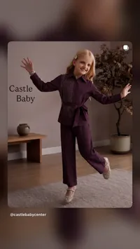 طقم ملابس بناتي رسمي - كاسل بيبي (Castle Baby)