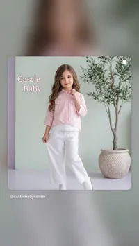طقم ملابس بناتي صيفي - كاسل بيبي (Castle Baby)