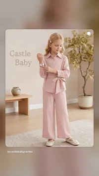طقم ملابس بناتي أنيق - كاسل بيبي (Castle Baby)