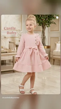 فستان بناتي أنيق - كاسل بيبي (Castle Baby)