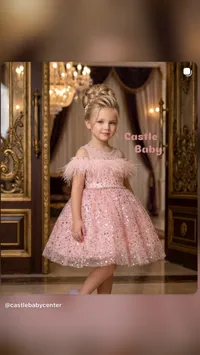 فستان سهرة للأطفال - كاسل بيبي (Castle Baby)