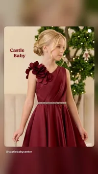 فستان سهرة للبنات - كاسل بيبي (Castle Baby)