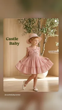 فستان بناتي صيفي أنيق - كاسل بيبي (Castle Baby)