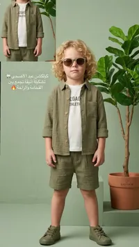 طقم ملابس أطفال صيفي - ليغاسي أثليتيك (Legacy Athletic)
