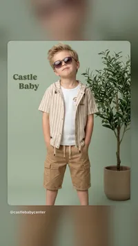 طقم ملابس صيفي للأولاد - كاسل بيبي (Castle Baby)
