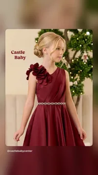 فستان سهرة للبنات - كاسل بيبي (Castle Baby)