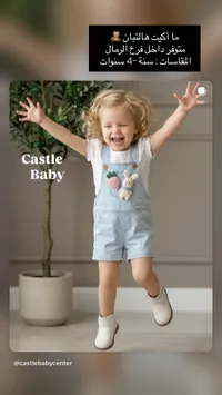 طقم سالوبيت أطفال - كاسل بيبي (Castle Baby)