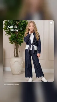 طقم ملابس بناتي جينز - كاسل بيبي (Castle Baby)