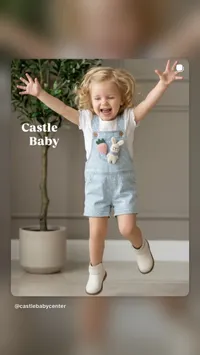 طقم سالوبيت صيفي للأطفال - كاسل بيبي (Castle Baby)