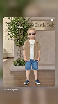 طقم ملابس صيفي للأولاد - كاسل بيبي (Castle Baby)