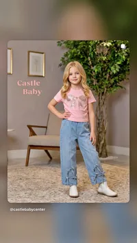 طقم ملابس بناتي صيفي - كاسل بيبي (Castle Baby)