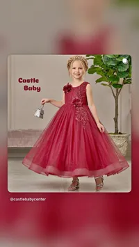 فستان سهرة للبنات - كاسل بيبي (Castle Baby)