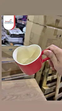 كوب على شكل قلب