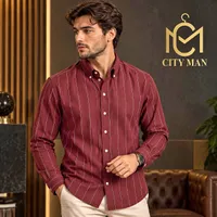 قميص رجالي مخطط - سيتي مان (City Man)