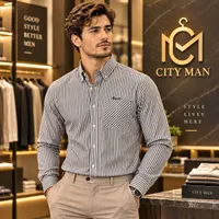 قميص مخطط - سيتي مان (City Man)