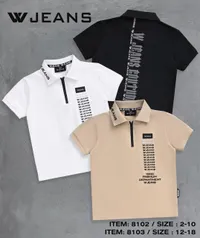 قميص بولو صيفي للأطفال - دبليو جينز (WJeans)