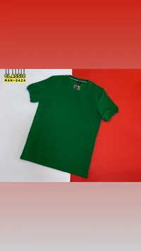 تيشيرت رجالي سادة - كلاسيك مان غزة (Classic Man-Gaza)