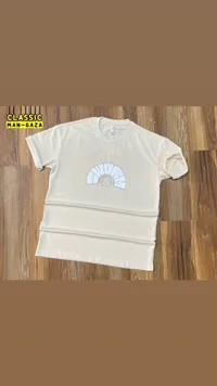 تيشيرت رجالي كاجوال - كلاسيك مان غزة (Classic Man-Gaza)