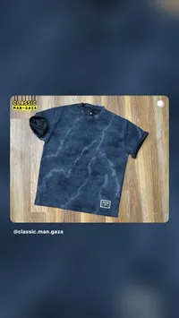 تيشيرت رجالي بنقشة رخامية - كلاسيك مان (Classic Man)