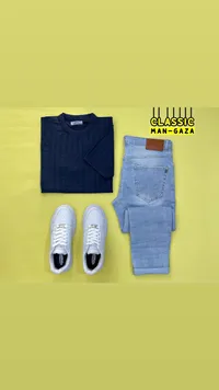 طقم ملابس رجالي كاجوال - كلاسيك مان غزة (Classic Man-Gaza)
