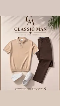 تشكيلة ملابس رجالية كلاسيك مان (Classic Man)