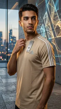 تيشيرت رياضي كلاسيكي - أديداس (Adidas)