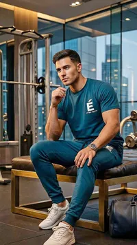 طقم رياضي رجالي - فتنس إكوا (Fitns Equia)