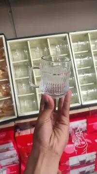 طقم أكواب زجاجية للقهوة والشاي - جلاس ماكس (Glass Max)