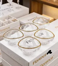طقم زبادي تقديم زجاجية - فلورنس (Florence)