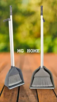 طقم مكنسة وجاروف تنظيف - إم جي هوم (MG Home)