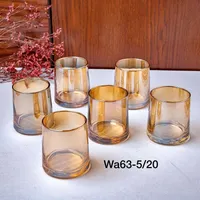 أكواب زجاجية ذهبية (Wa63-5/20)