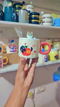 كوب سيراميك بتصميم قطة (Cat)