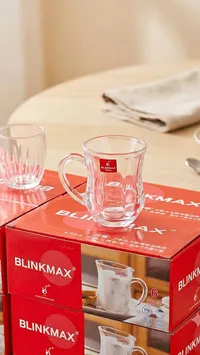 أكواب زجاجية - بلينكماكس (BLINKMAX)
